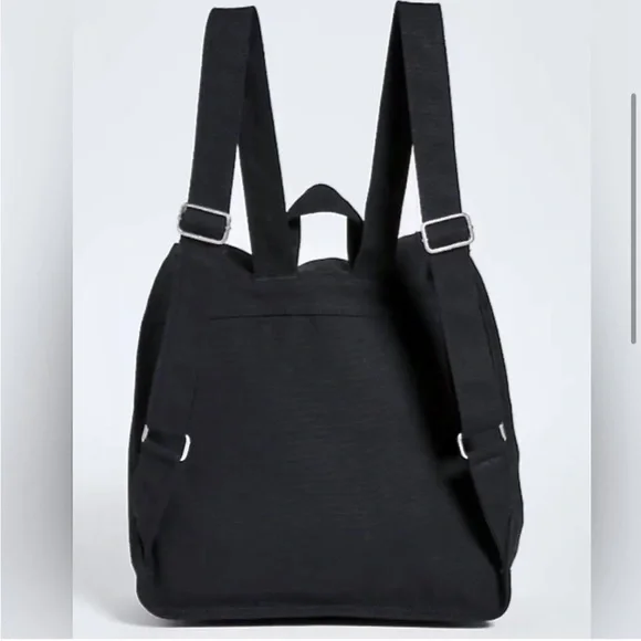NWOT BAGGU BLACK Drawstring Backpack - Picture 4 of 7
